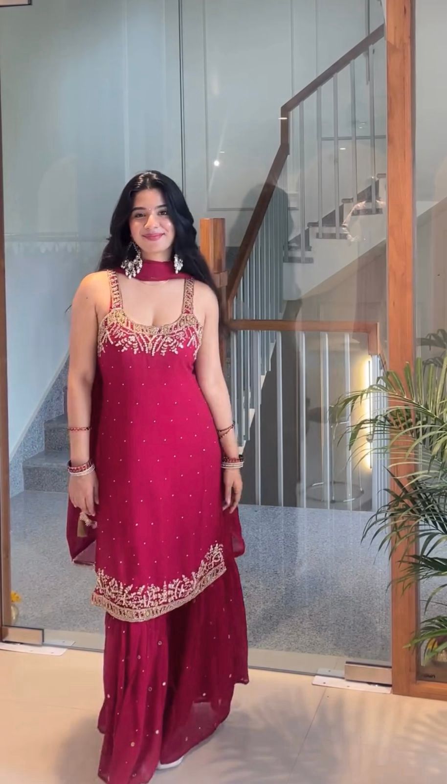 Vanya Hub Designer Sharara Set – Elegant Ethnic Wear